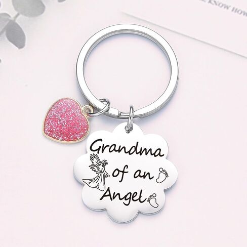 Miscarriage Memorial Keychain Bereavement Gifts Loss Of Child Gifts Remembrance Baby Keyring in Saudi Arabia