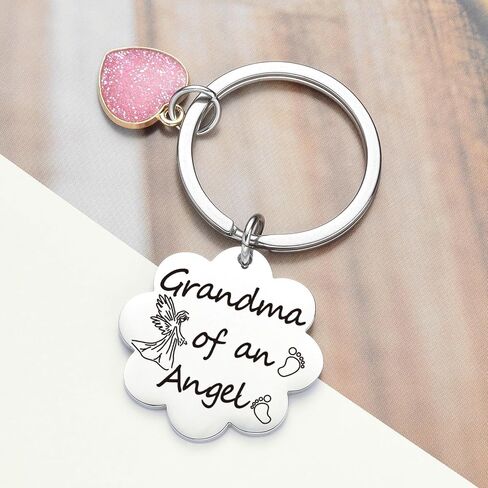 Miscarriage Memorial Keychain Bereavement Gifts Loss Of Child Gifts Remembrance Baby Keyring in Saudi Arabia