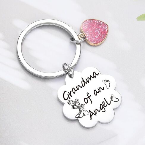 Miscarriage Memorial Keychain Bereavement Gifts Loss Of Child Gifts Remembrance Baby Keyring in Saudi Arabia