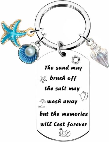 Beach Gifts for Women, Beach Lover Gift Keychain, Beachy Themed Gifts, Jewelry Beach Keyring, Beach Keychain Beachy Stuff, Teen Girl Ocean Decor, Summer Accessories in Saudi Arabia
