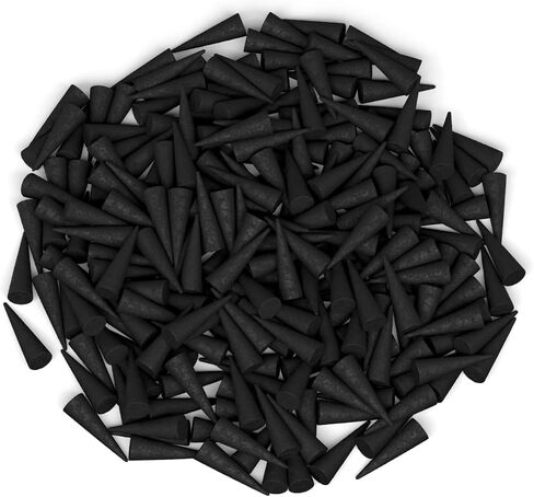 Lavender Charcoal Incense Cones 2" TOPFLOW - 60 Pack Bulk - Natural Scented Cones Handmade Hand Dipped in Kuwait