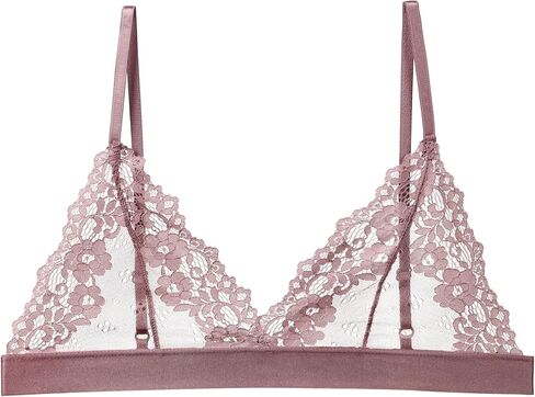 Women Lace Bralettes Plunge No Padding Bra in Kuwait