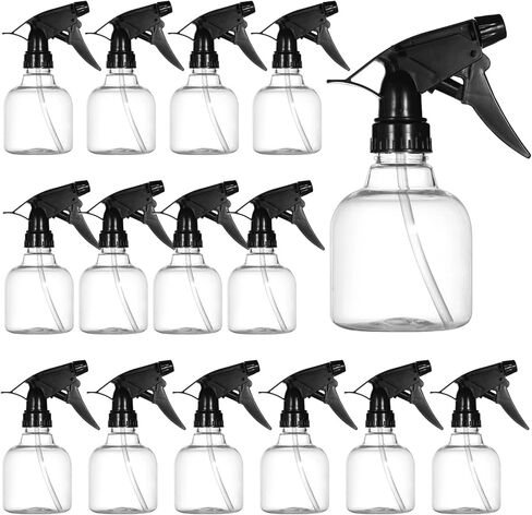 24 Pcs 8 oz Small Sprayers, Plastic Spray Bottles, Refillable Spray Bottle with Adjustable Nozzles, Leak-Proof Storage Bottles for Cleaning, Gardening, Hair Care in Saudi Arabia