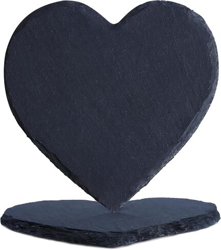 Black Nature Stone Round Coasters Set of 2, Cup Coasters Absorbent Anti-Scratch, Furniture Table Desk Drink Coaster for Office Bar Kitchen Home, Stylish Décor Protects Wood & Glass Surfaces (2 Pack) in Saudi Arabia