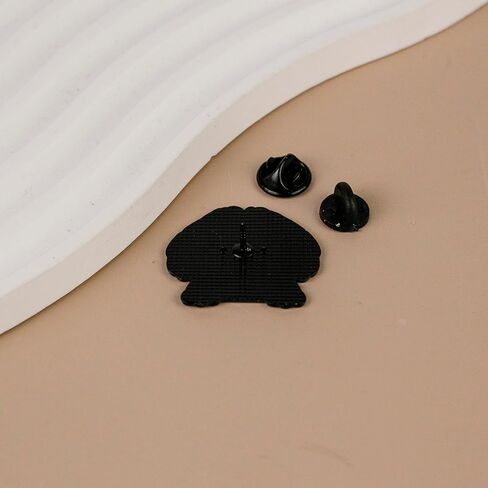 Cute Bichon Dog Face Meme Enamel Pin For Puppy Lover, Fluffy Dog Lover Pin Brooch, Kawaii Pet Face Brooch Badge For Fur Mom Dad Pet Owner, Kawaii Maltese Badges, Cute Puppy Lapel Gift, Small Puppies Jewelry Accessories in Saudi Arabia