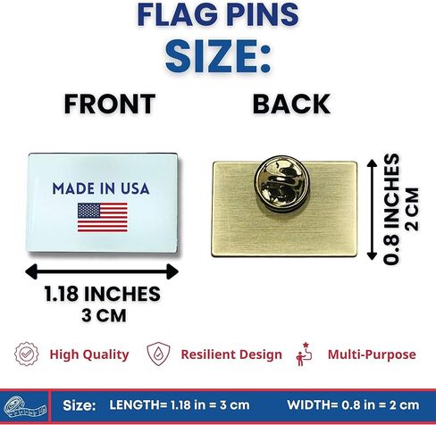 Pin - State Flag West Virginia - USA | 1.18-Inch (3 cm) Pin for Hats, Bags, Jackets, and More | Perfect for Showing Your State Pride in Saudi Arabia
