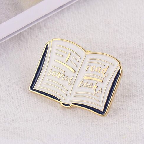 Cartoon Hedgehog Book Enamel Pin - Reading Brooch for Students and Book Lovers, Alloy Lapel Pin Badge in Kuwait