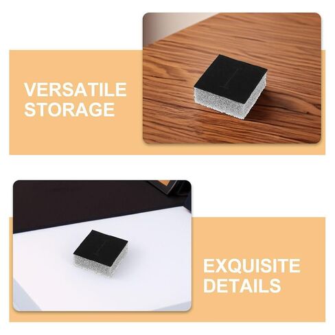 OUNONA 20 Pcs Jewelry Box Inserts Soft Sponge Cushion Padding for Ring Organizer Display Cases 3.18X3.18X0.59In Velvet Liner for Jewelry Storage and Travel in Kuwait