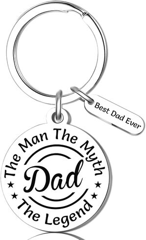 Best Dad Ever Gifts for Father Birthday Father's Day Gifts for Dad From Daughter Son Papa Gift Keychain for Dads in Saudi Arabia