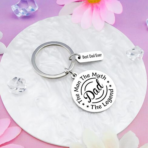 Best Dad Ever Gifts for Father Birthday Father's Day Gifts for Dad From Daughter Son Papa Gift Keychain for Dads in Saudi Arabia