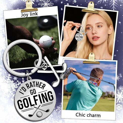 Golf Gifts for Men Golf Keychain Cool Gifts Ideas for Golfer Best Birthday Fathers Day Gift for Dad Husband Uncle Brother Funny Golfing Gifts for Golfers in Saudi Arabia