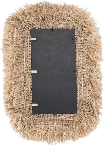 Tov Furniture Palm Natural Sisal Rectangular Wall Mirror in Saudi Arabia