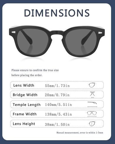 Johnny Depp Round Sunglasses for Men Women Small Circle Thick Frame Sun Glasses Vintage Black Shades UV 400 in Kuwait