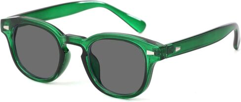 Johnny Depp Round Sunglasses for Men Women Small Circle Thick Frame Sun Glasses Vintage Black Shades UV 400 in Kuwait