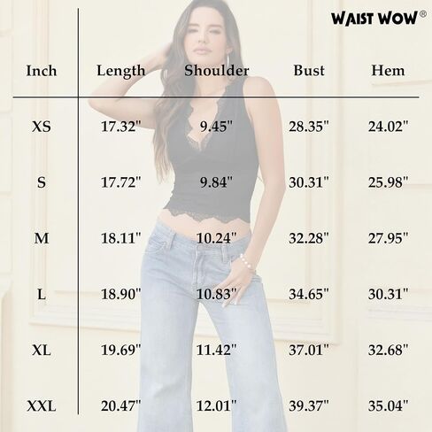 Womens Lace Tank Tops Padded Camisole Double Lined Sexy V-Neck Cropped Top Sleeveless Going Out Party Cami Shirts in Saudi Arabia