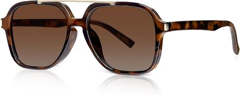 DrRelax Oversized Retro Aviator Sunglasses Womens Square Vintage 90s Shades | Trendy style, Designer inspired, UV protection, Lightweight material, Retro Aviator, Tangle free, with carrying pouch in Saudi Arabia