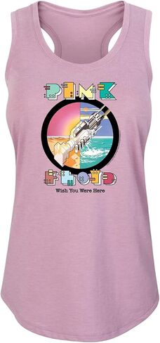 HYBRID APPAREL - Pink Floyd - Robot Handshake - Women's Racerback Tank Top in Kuwait