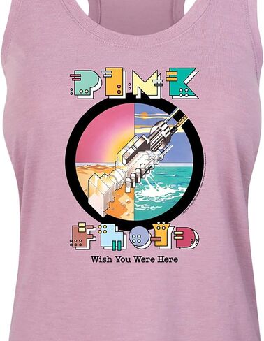 HYBRID APPAREL - Pink Floyd - Robot Handshake - Women's Racerback Tank Top in Kuwait