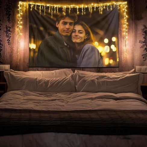 Esmtuaij Custom Tapestry - Personalized Wall Hanging with Your Photo/Design Bedroom Decor, Festival Banner 40x30 inches in Kuwait