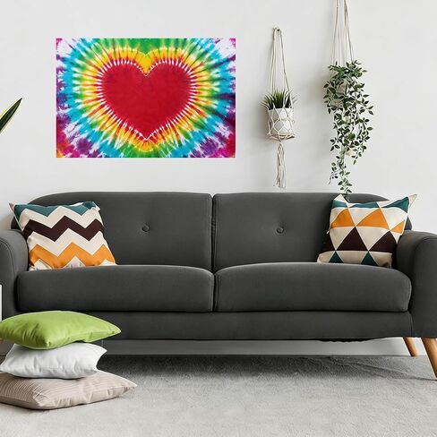 DELORIGIN White Cotton Tapestry for Tie Dyeing 118x59 Inch Large Blank Fabric Plain Backdrop Perimeter Stitching DIY Hanging Wall Tapestry for Bedroom Living Room Wall Art Decoration Indoors in Kuwait