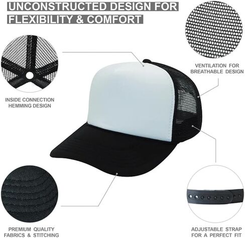 Funny Trucker Hats - Snapback Mesh Cap for Adult Humor | Perfect White Elephant, Naughty Gift Exchange & Party Hat (US, Alpha, One Size, I Pee in Pools) in Kuwait