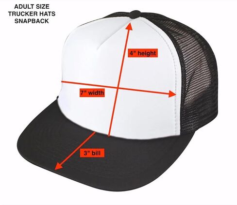 Funny Trucker Hats - Snapback Mesh Cap for Adult Humor | Perfect White Elephant, Naughty Gift Exchange & Party Hat (US, Alpha, One Size, I Pee in Pools) in Kuwait