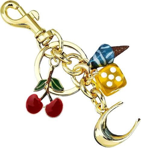 Heart Shaped Letter Bag Charm,Metal Pendant Keychain,Purse Accessories for Women-Fashion Enthusiasts in Saudi Arabia