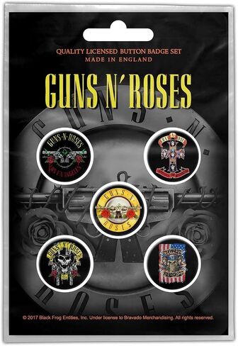 GUNS N' ROSES - Bullet Logo [BUTTON BADGE] 5 Units in Saudi Arabia