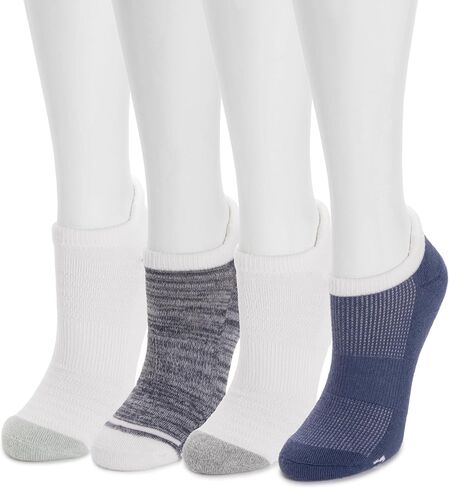 MUK LUKS Women's 4Pack Dream Step Sporty Low Cut Ankle Sock in Kuwait