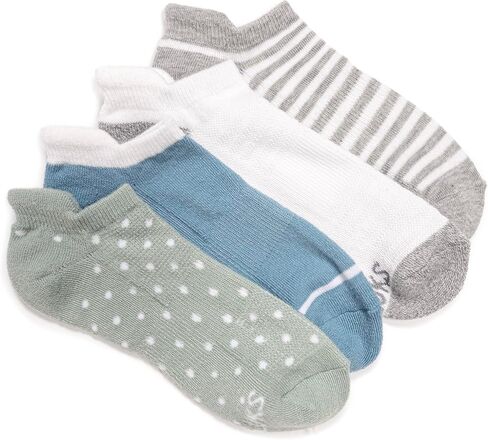 MUK LUKS Women's 4Pack Dream Step Sporty Low Cut Ankle Sock in Kuwait