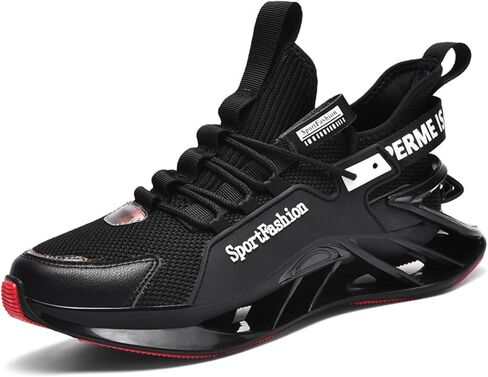 Large Size Fashionable Men's Blade Running and Tennis Workout Sneakers Offer Shock Absorption Comfort and Show Trendy Style in Saudi Arabia