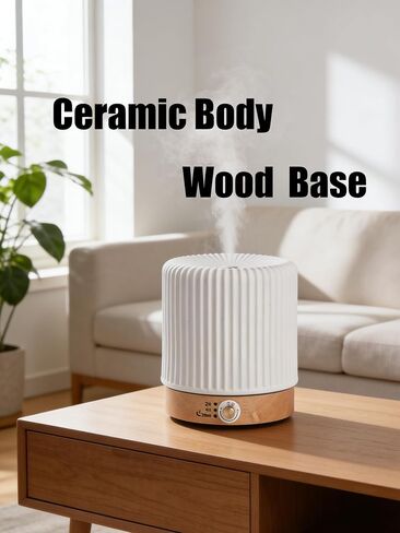 Ceramic Essential Oil Diffusers,Small Cute for Office, Home for Aromatherapy,Bedroom Humidifier Air Fragrance,Room Scent, Smell,Light Decor para Casa De Essentials Aesthetic Aroma (B) in Saudi Arabia