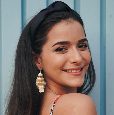 Gold Dangle Earrings for Women Dangling Boho Chandelier Floral Leaf Statement Earrings Dangly Lightweight Bohemian Jewelry for Prom Party in Saudi Arabia
