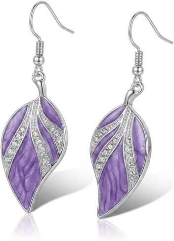 Leaf Dangle Earrings for Women, Boho Tropical Dangling Jewelry, Summer Earring Accessory, Birthday Gift for Her in Saudi Arabia