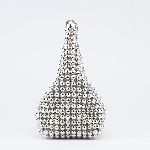 Clutch Purse for Women Summer Pearls Purses Beaded Handbag Evening Bags Handmade Weave Tote Woven Bags for Women Wedding Party Beachy Dressy Party Sweet Shoulder Bag for Vacation Travel in Saudi Arabia