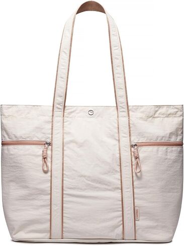 Large Canvas Tote Bag for Women with Zipper, Lightweight Heavy Duty Work Tote Bags for Travel, Work, School, Nurse in Saudi Arabia