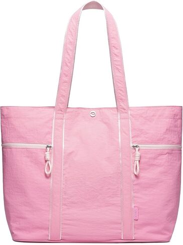 Large Canvas Tote Bag for Women with Zipper, Lightweight Heavy Duty Work Tote Bags for Travel, Work, School, Nurse in Saudi Arabia