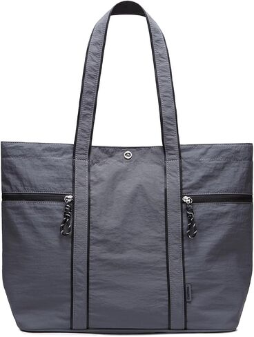 Large Canvas Tote Bag for Women with Zipper, Lightweight Heavy Duty Work Tote Bags for Travel, Work, School, Nurse in Saudi Arabia