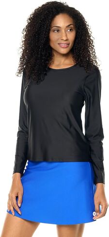 Women's Long Sleeve Swim Sun Shirt - UPF 50+ Sun Protection - Palmeto in Kuwait