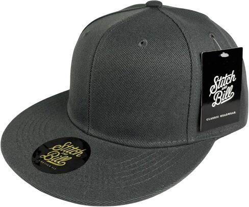 Fitted Hat Size 8 1/4 XXL Premium Flat Brim Mens Baseball Cap True to Size Timeless Street Urban Style Multiple Colors in Saudi Arabia