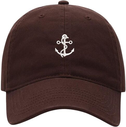 Baseball Cap for Men Women Anchor with Rope Embroidered Washed Cotton Dad Hat Baseball Caps in Saudi Arabia