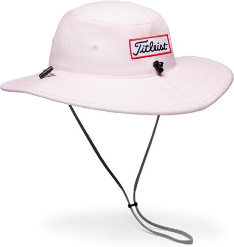Titleist Men's Tour Aussie Golf Hat, Pale Pink/White in Kuwait