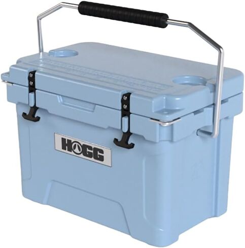 Hogg 65 qt Insulated Cooler with Wheels and Handles, Rolling Ice Chest with Wheels, Rotomolded Wheeled Coolers for Camping, Drinks, Outdoors, 65qt Blue in Kuwait