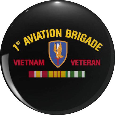 1st aviation brigade Vietnam Veteran Metal Lapel Hat Pin Tie Tack Pinback 0.75" in Kuwait