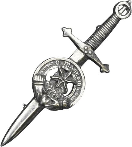 Martin (O'Martain) Irish Family Crest Kilt Pin - Made in Scotland in Saudi Arabia