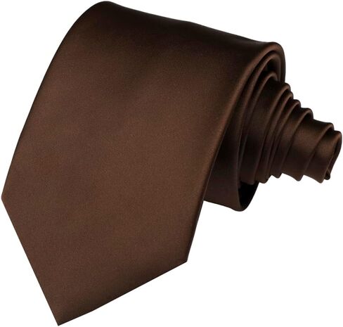 Men's Black Tie – Classic Solid Color Necktie for Men, 3.15" (8cm) Width – Formal, Wedding, Business in Kuwait