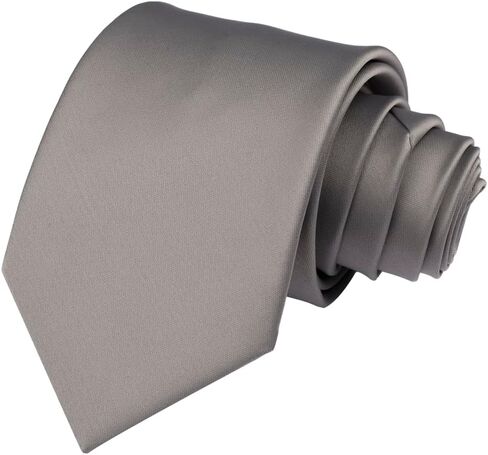 Men's Black Tie – Classic Solid Color Necktie for Men, 3.15" (8cm) Width – Formal, Wedding, Business in Kuwait