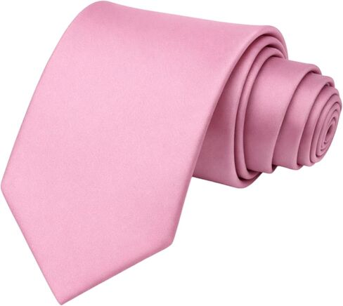 Men's Black Tie – Classic Solid Color Necktie for Men, 3.15" (8cm) Width – Formal, Wedding, Business in Kuwait