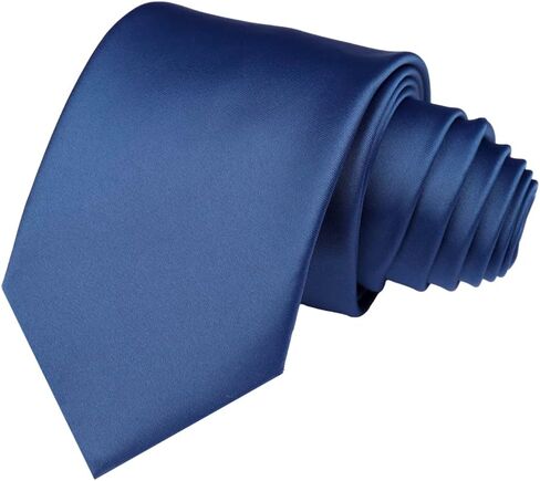 Men's Black Tie – Classic Solid Color Necktie for Men, 3.15" (8cm) Width – Formal, Wedding, Business in Kuwait