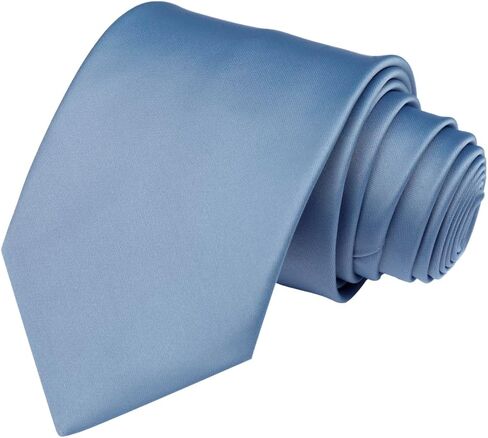 Men's Black Tie – Classic Solid Color Necktie for Men, 3.15" (8cm) Width – Formal, Wedding, Business in Kuwait